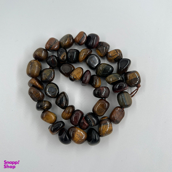 ریسه سنگ مدل عقیق نامنظم چشم ببر کد 359606