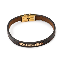 دستبند طلا ۱۸ عیار مردانه داریم طرح مربع کد D14