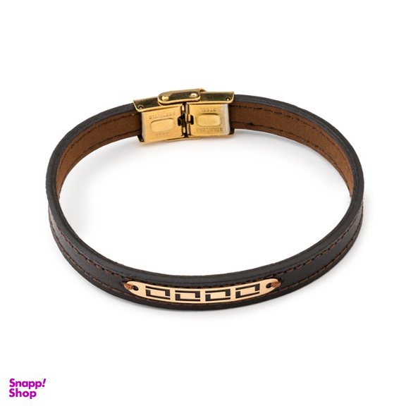 دستبند طلا ۱۸ عیار مردانه داریم طرح مربع کد D14