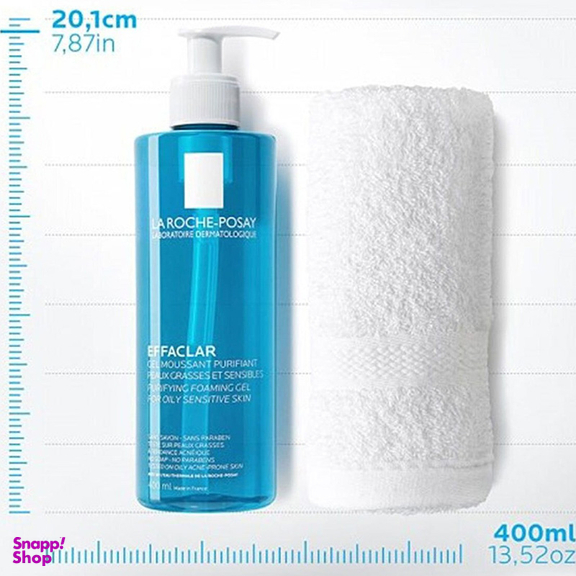 ژل پاک کننده آرایش صورت لاروش پوزای مدل Effaclar حجم 400 میلی لیتر