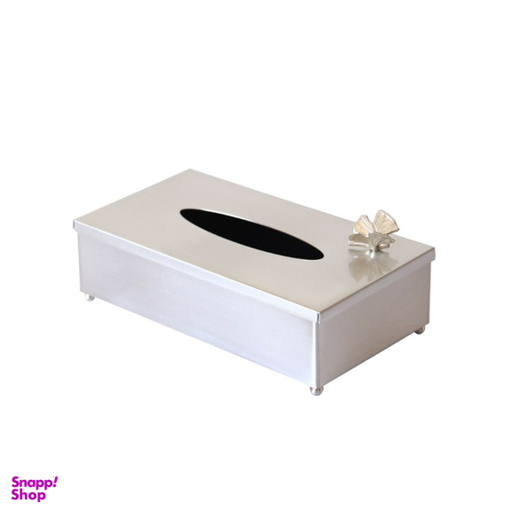 جا دستمال کاغذی سالینو مدل پروانه نیکل کد N-413
