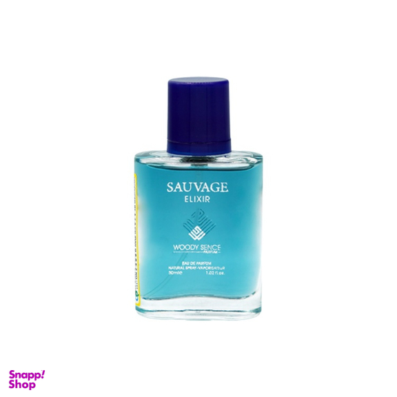 ادوپرفیوم مردانه وودی سنس مدل Sauvage Elixir