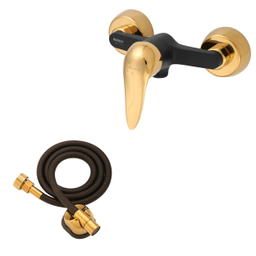 شیر سرویس بهداشتی حکمت نشان مدل لیندا به همراه شیلنگ کد MT