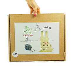 بازی آموزشی نیمو چوبک مدل نخ شمار گربه کد 37287