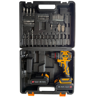 دریل پیچ گوشتی شارژی جاب مدل JB-68 MAX EDITION مجموعه 40 عددی