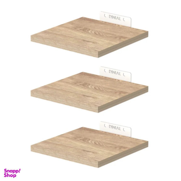 شلف دیواری دینیال مدل p.s کد DN1515  مجموعه 3 عددی