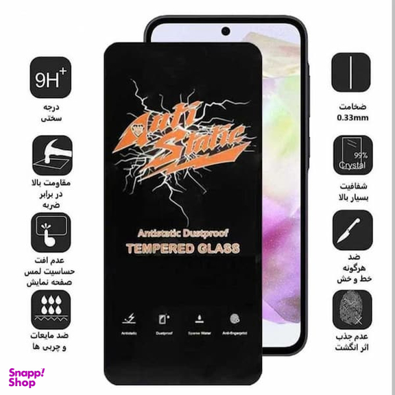 محافظ صفحه نمایش اوجی مدل Antistatic Dustproof مناسب سامسونگ GALAXY A15
