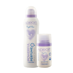 ست اسپری و رول ضد تعریق زنانه آدرویت مدل Purple Rose مجموعه 2 عددی