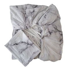 ست روتختی کشدار و روبالشی دو نفره مدل سنگی کد ML160MS مجموعه 3 عددی