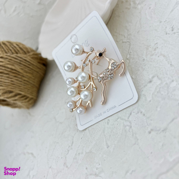 گل سینه دخترانه مدل گوزن کد G4131