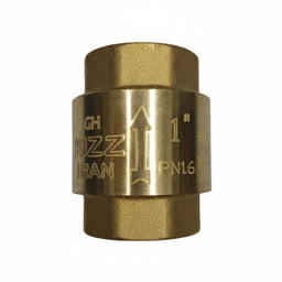 شیر یکطرفه فنری برنجی سایز 1 اینچ کد MT043
