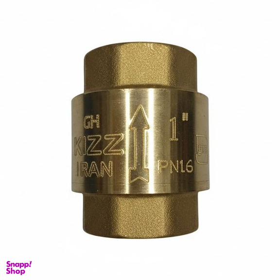 شیر یکطرفه فنری برنجی سایز 1 اینچ کد MT043