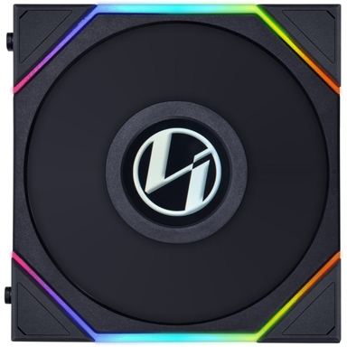 فن کیس لیان لی مدل UNI FAN TL LCD 120 3×1 REVERSE BLACK