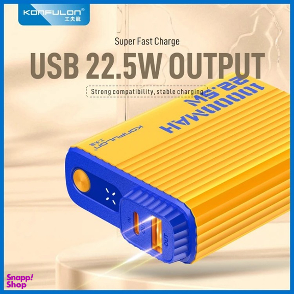 پاوربانک کانفلون مدل A40Q ظرفیت 10000 میلی آمپر ساعت