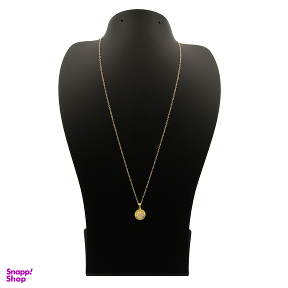 گردنبند طلا 18 عیار زنانه کاپانی طرح وان یکاد و چهار قل کد KN030