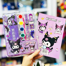 بسته لوازم تحریر مدل کرومی کد 83 مجموعه 9 عددی