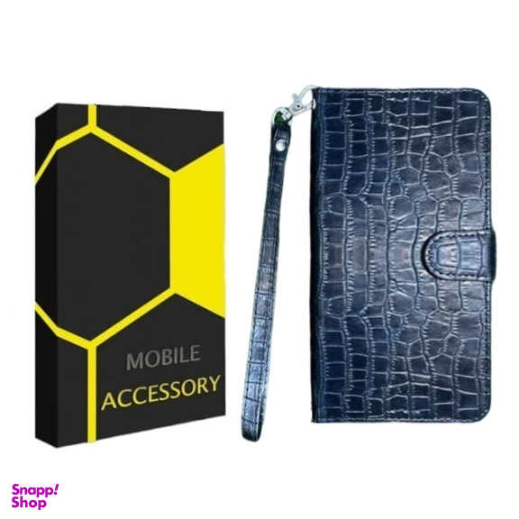 کیف کلاسوری موبایل مدل پوست ماری مناسب شیائومی Redmi Note 8