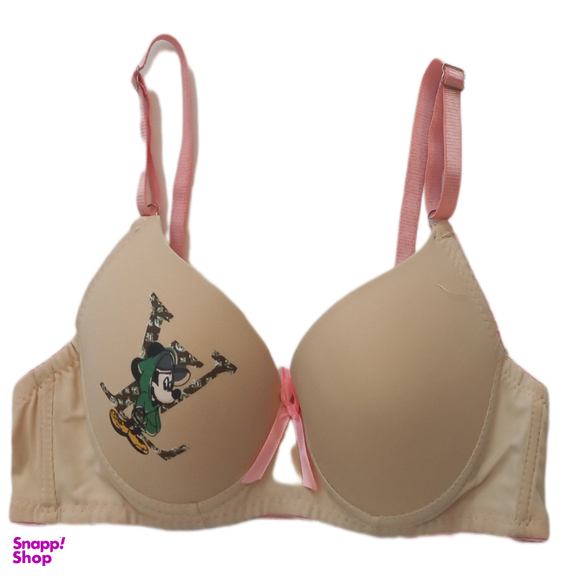 سوتین دخترانه کد Td03 رنگ کرم