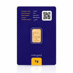 شمش طلا 18 عیار میلی گالری کد MT1787