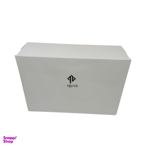 کفش طبی مردانه چرم ریباری مدل P2 رنگ سفید