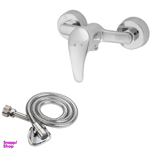 شیر سرویس بهداشتی فاخته مدل ماهان به همراه شیلنگ