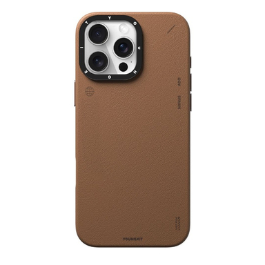 کاور یانگ کیت مدل Simple Matte Leather Case مناسب برای گوشی موبایل اپل iphone 16pro