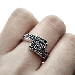 انگشتر نقره زنانه کد 12380