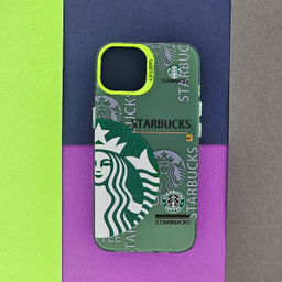 قاب گوشی موبایل مدل استاربکس کد کافی مناسب برای اپل iPhone 13 / 14