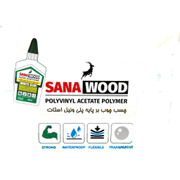 چسب چوب سانا وود مدل sn حجم 100 میلی لیتر