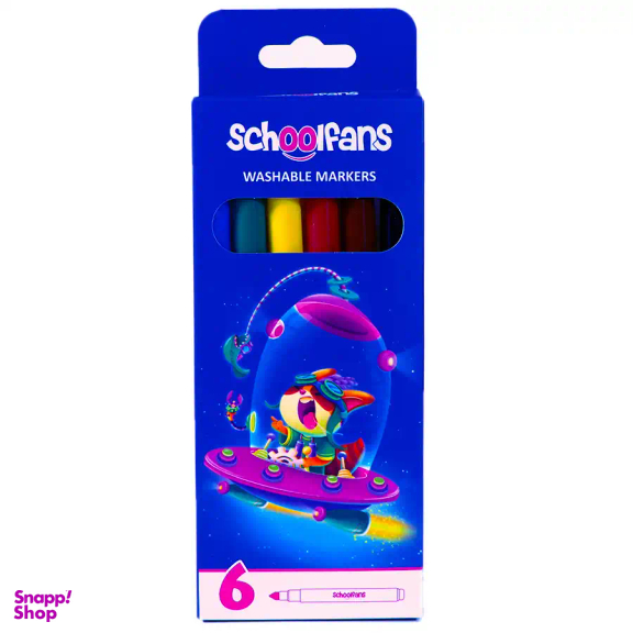 ماژیک اسکول فنس مدل 1224 بسته ۶ عددی