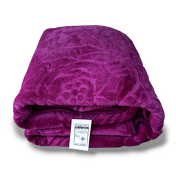 پتو گلبافت یک نفره مدل گل برجسته کد CHG1 سایز 160×220 سانتی متر