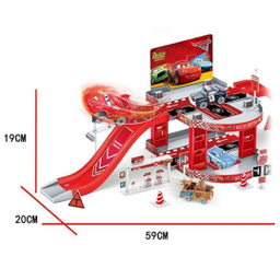 کیت ماشین بازی مدل پارکینگ مک کویین کد 3-CY180