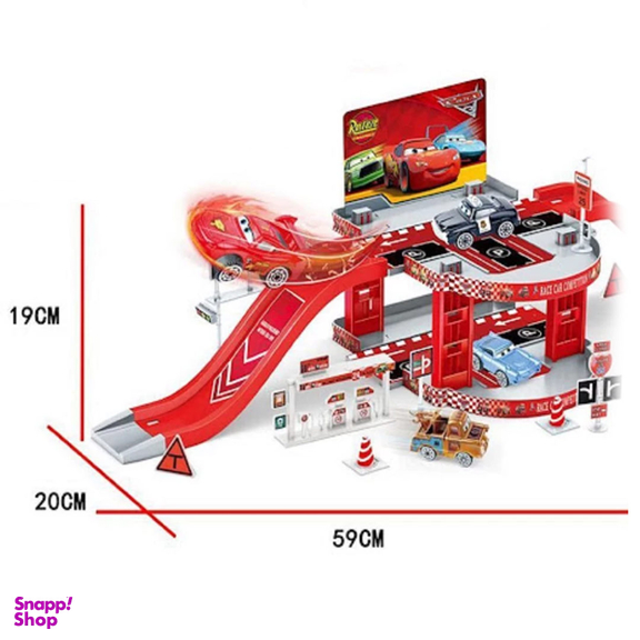 کیت ماشین بازی مدل پارکینگ مک کویین کد 3-CY180