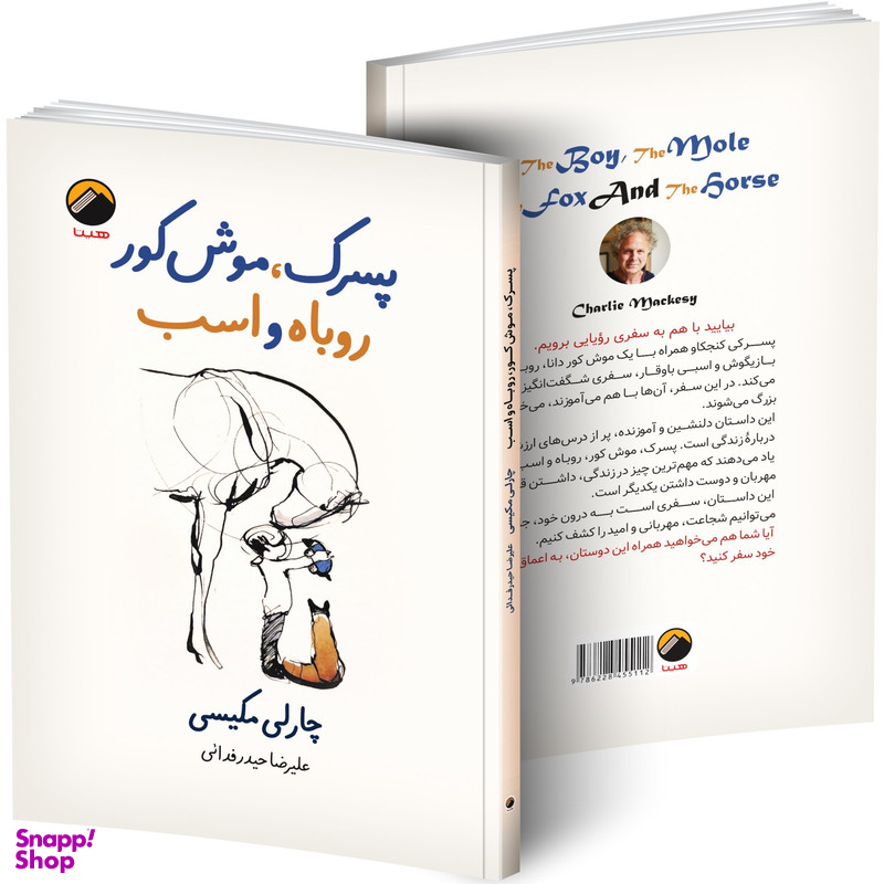 کتاب پسرک، موش کور، روباه و اسب اثر چارلی مکیسی ترجمه علیرضا حیدر فدائی انتشارات هیتا چاپ اول