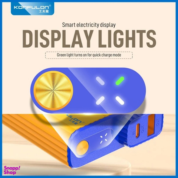 پاوربانک کانفلون مدل A40Q ظرفیت 10000 میلی آمپر ساعت