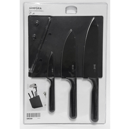 سرویس چاقو آشپزخانه ایکیا مدل JAMFORA کد 103.468.31 مجموعه 3 عددی