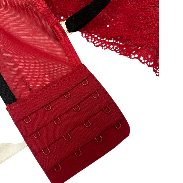 ست شورت و سوتین زنانه سوزان وگا کد NM-SV-02 رنگ قرمز مشکی