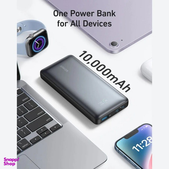 پاوربانک انکر مدل A1249H11 ظرفیت 10000 میلی آمپر ساعت