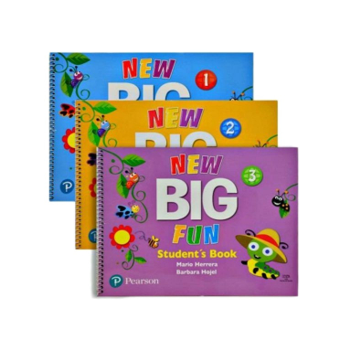 کتاب new big fun اثر Mario Herrera and Barbara Hojel انتشارات پيرسون مجموعه 3 جلدی