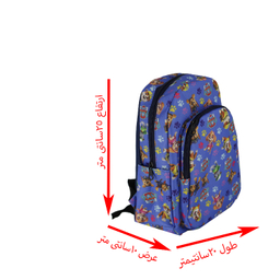 کوله پشتی پسرانه طرح سگهای نگهبان کد po453e