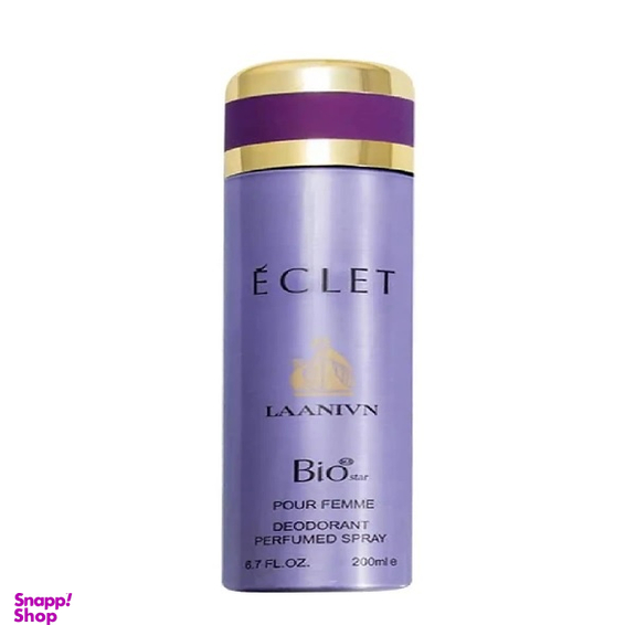 اسپری زنانه بیو استار مدل Eclet laanivn حجم 200 میلی لیتر