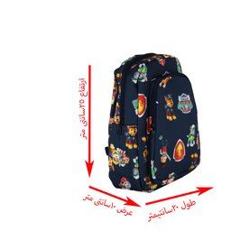 کوله پشتی پسرانه طرح سگهای نگهبان کد 091qwe