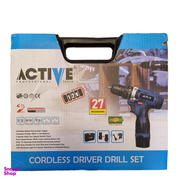 پیچ گوشتی شارژی اکتیو تولز مدل AC-2812BM