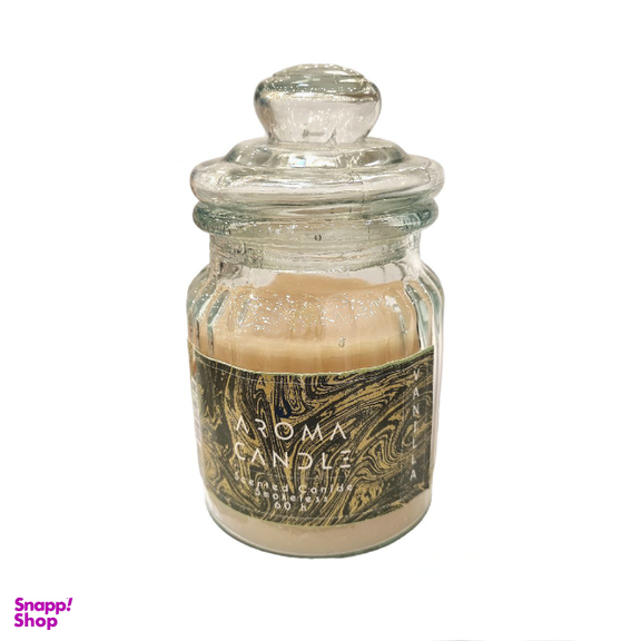 شمع معطر آروما کندل رایحه وانیل وزن 400 گرم
