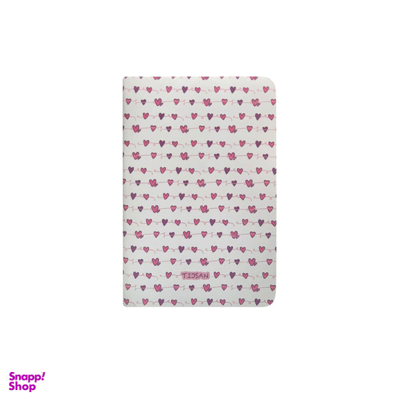 دفتر یادداشت تیج سان مدل پاسپورتی طرح قلب