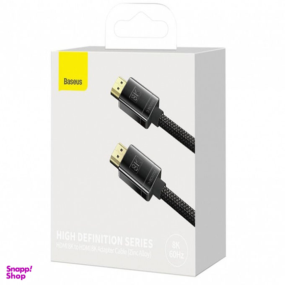 کابل HDMI باسئوس مدل highe definition series 8K zinc alloy طول 2 متر