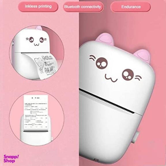 پرینتر لیبل زن ناب سل مدل پرتابل کد PIN02 به همراه 3 عدد رول کاغذی