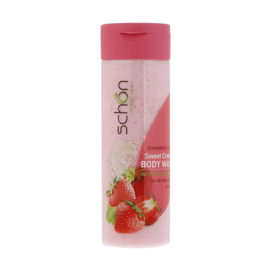 شامپو بدن شون مدل Strawberry & Milk حجم 300 میلی‌ لیتر