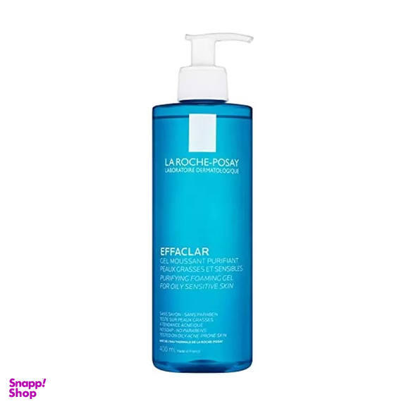 ژل پاک کننده آرایش صورت لاروش پوزای مدل Effaclar حجم 400 میلی لیتر