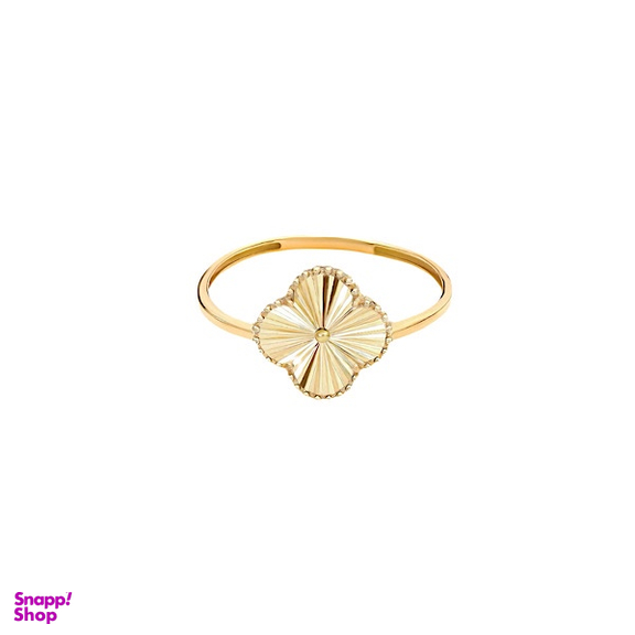 انگشتر طلا 18 عیار زنانه تی گلد گالری مدل ونکلیف کد 00240